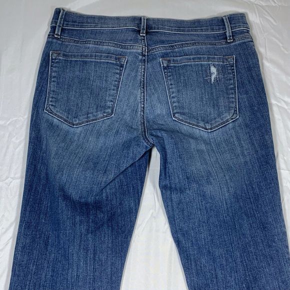 Ann Taylor LOFT Modern Skinny Denim Distressed Jeans Women’s Size 29/8 Inseam 29 - Picture 8 of 11